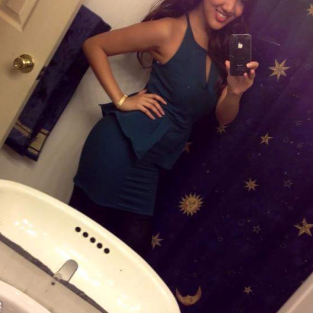 Peplum dress